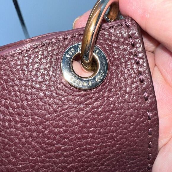 Ted Baker Women Leather Cross Body Bag With Leather/Chain Strap - Picture 5 of 14